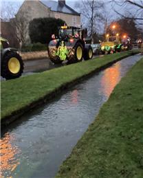 TWINKLING TRACTORS RAISE OVER £2K AND SAY THANK YOU BM