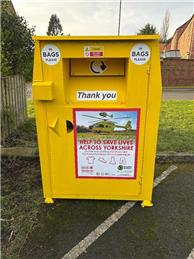 AIR AMBULANCE CLOTHES BANK FLYING HIGH